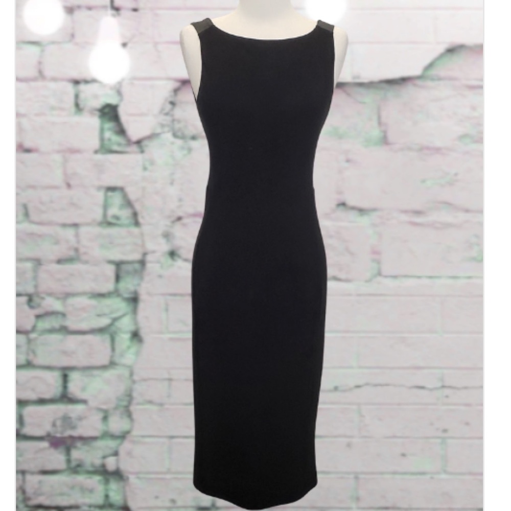 Alice and Olivia black fitted dress